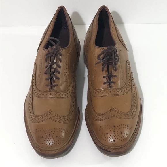 Allen Edmonds "McTavish" Oxford Wingtip Walnut Made in USA 5163 - Picture 1 of 11